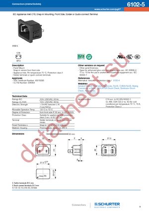 6102.5230 datasheet  